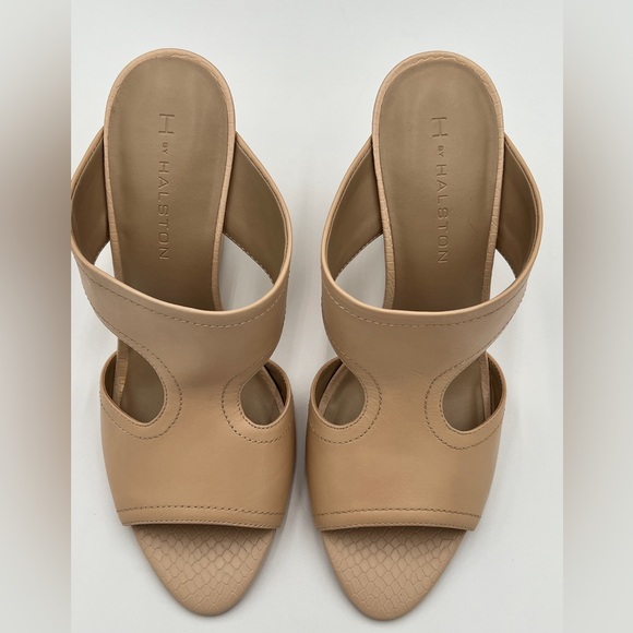H BY HALSTON - Genuine Leather Holly Mules - Picture 3 of 8